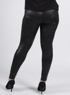  Leather- look legging zwart